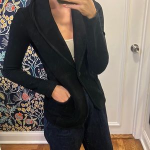 100% cotton sweatshirt like blazer from James Perse